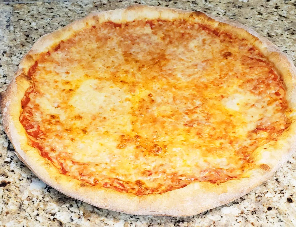 Hand-tossed cheese pizza